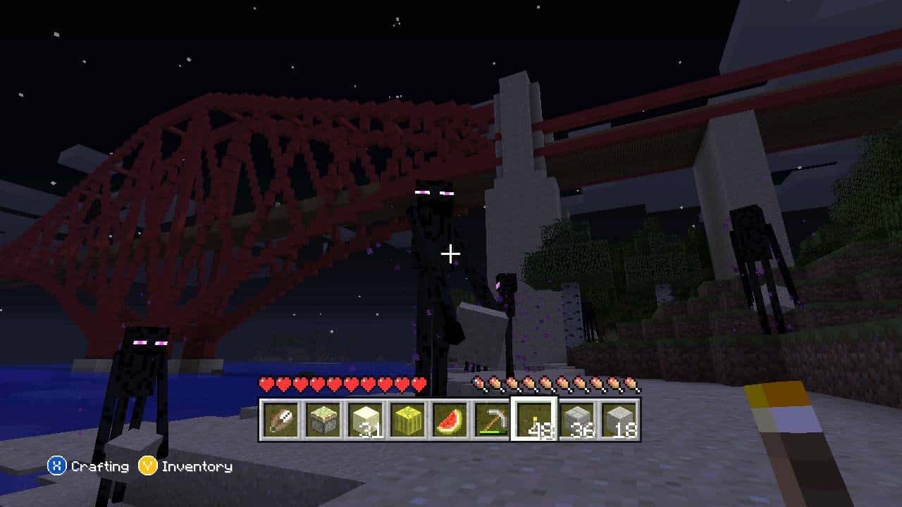 Endermans, barra de hambre y más en la actualización 1.8.2 del Minecraft para el XB360
