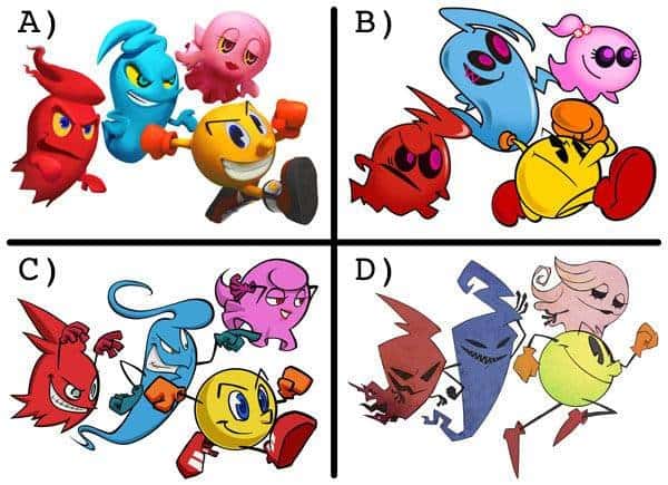 Escoge el nuevo look de Pac-Man mediante una encuesta