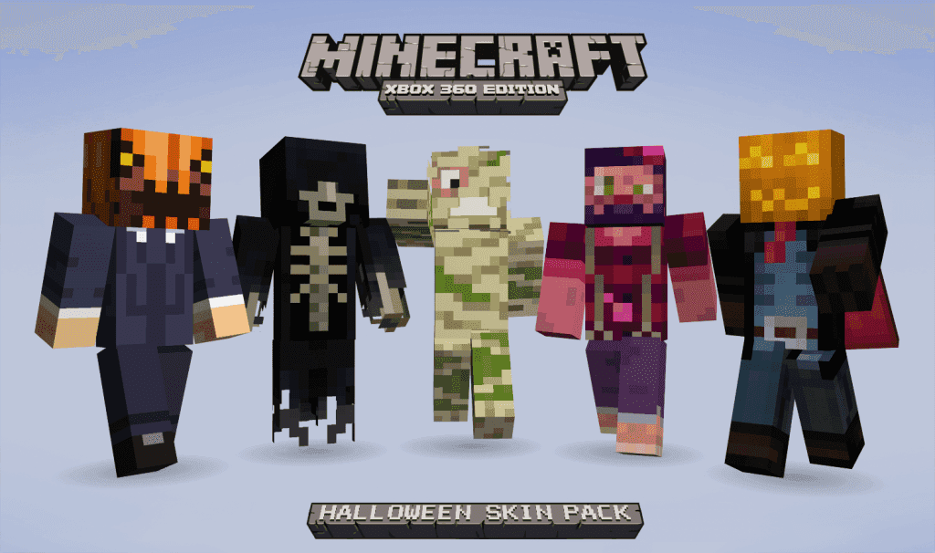 Nuevo pack de Skins de Halloween para Minecraft Xbox 360