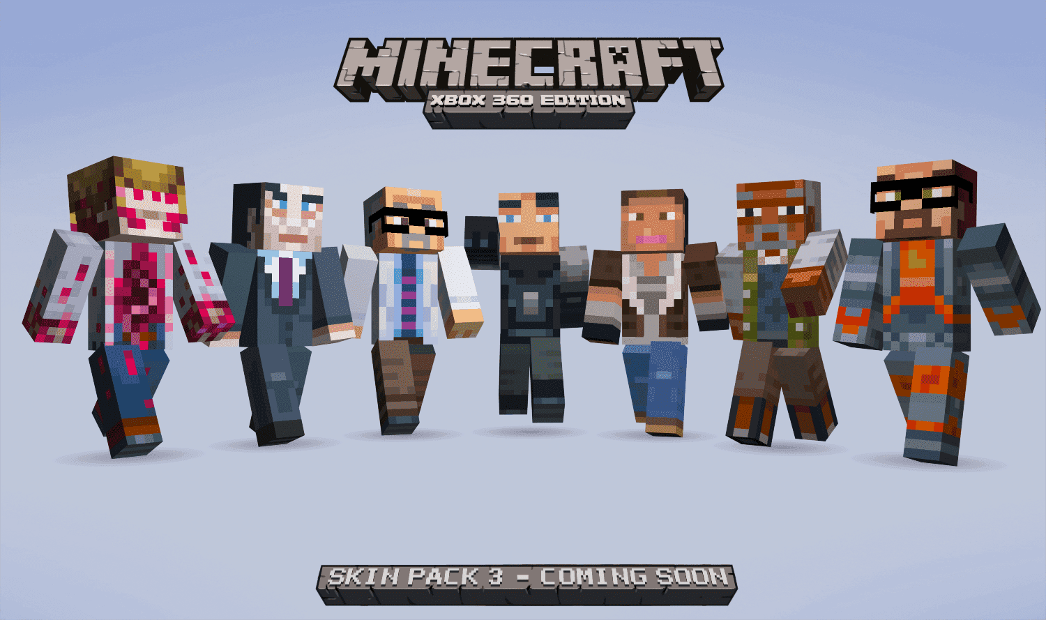 Tercer pack de Skins para el Minecraft Xbox 360 Edition