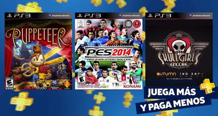 Puppeteer, PES2014 y Skullgirls Encore gratis en mayo para miembros de PS Plus