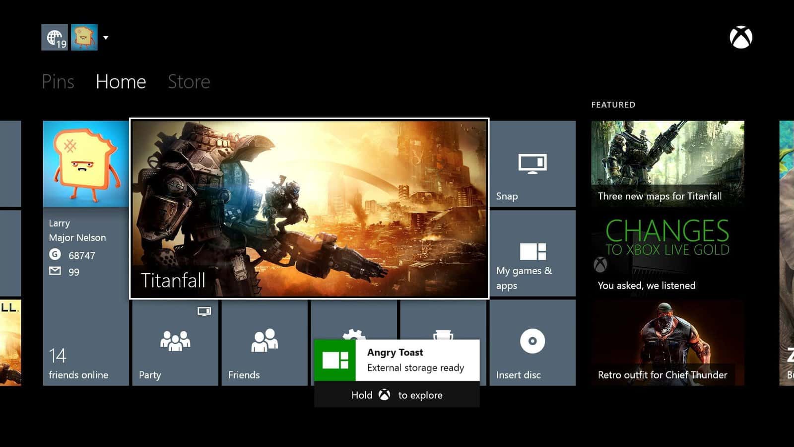 La actualización de Xbox One de Junio añadirá soporte a discos externos