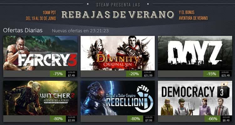 Inician las rebajas de verano en el Steam