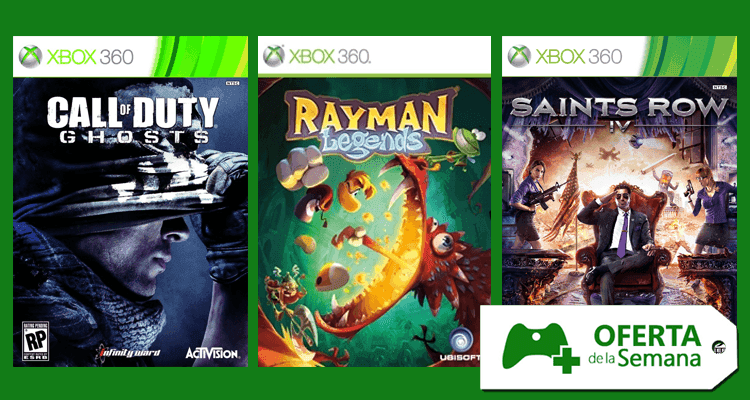 La oferta de la semana inlcuye descuentos en Call of Duty: Ghosts, Raymand Legends y Saints Row 4