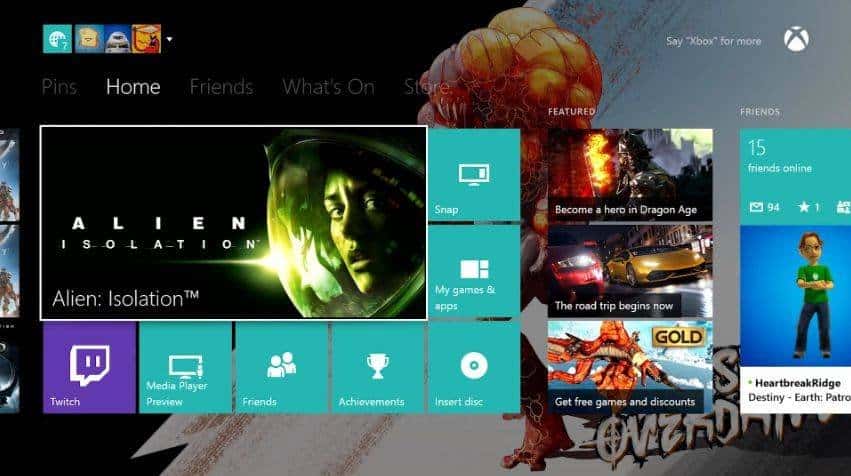 Un vistazo a la actualización de noviembre del Xbox One