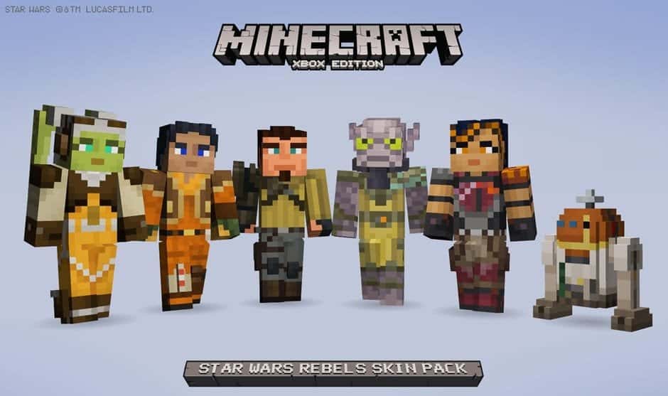 Minecraft para Xbox recibe nuevos skins de Star Wars Rebels