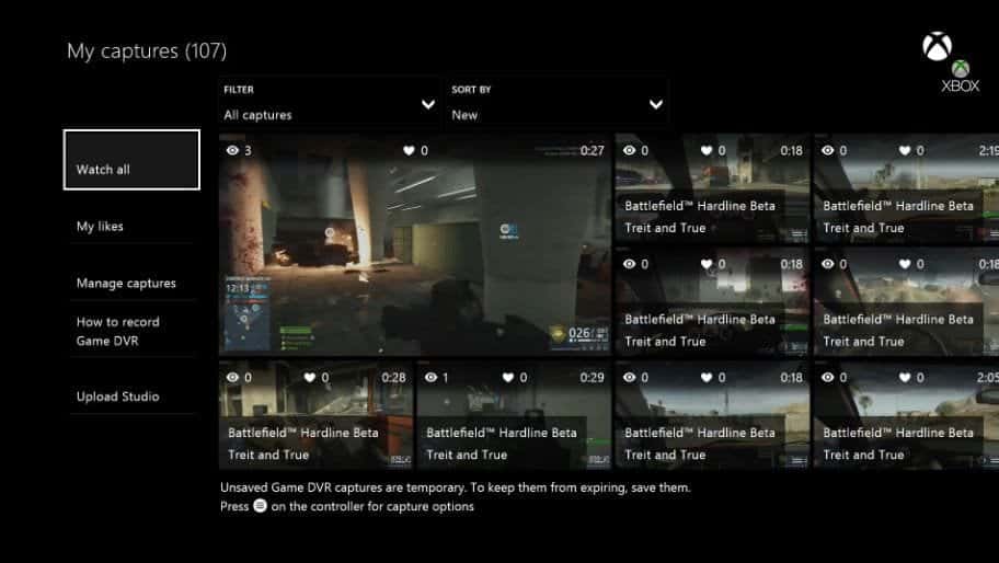 Al fin los Screenshots llegarán al Xbox One en la actualización de Marzo