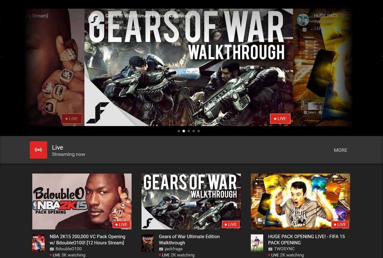 Youtube Gaming les da la bienvenida
