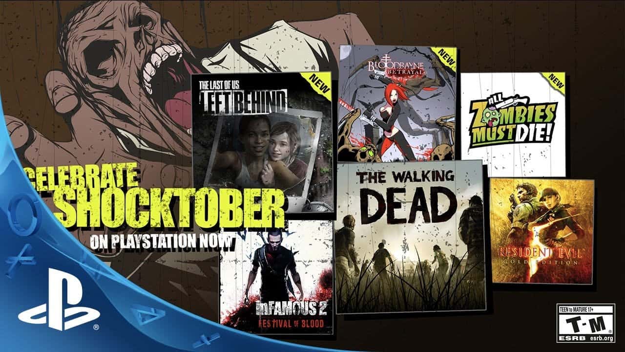 Sony celebra SHOCKTOBER agregando 13 titulos nuevos al Playstation Now