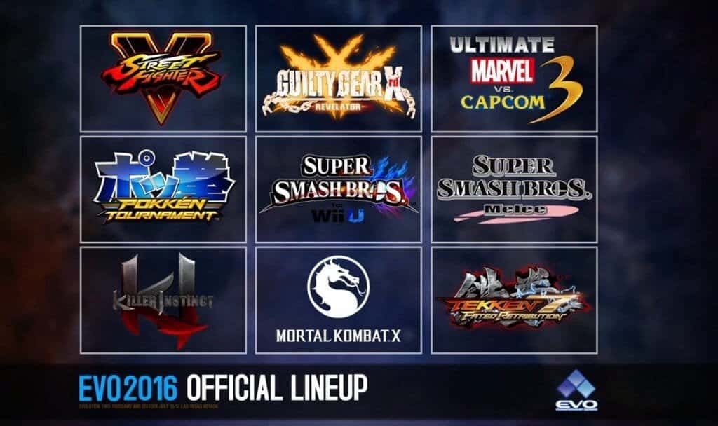 EVO 2016 presenta su lineup oficial de juegos