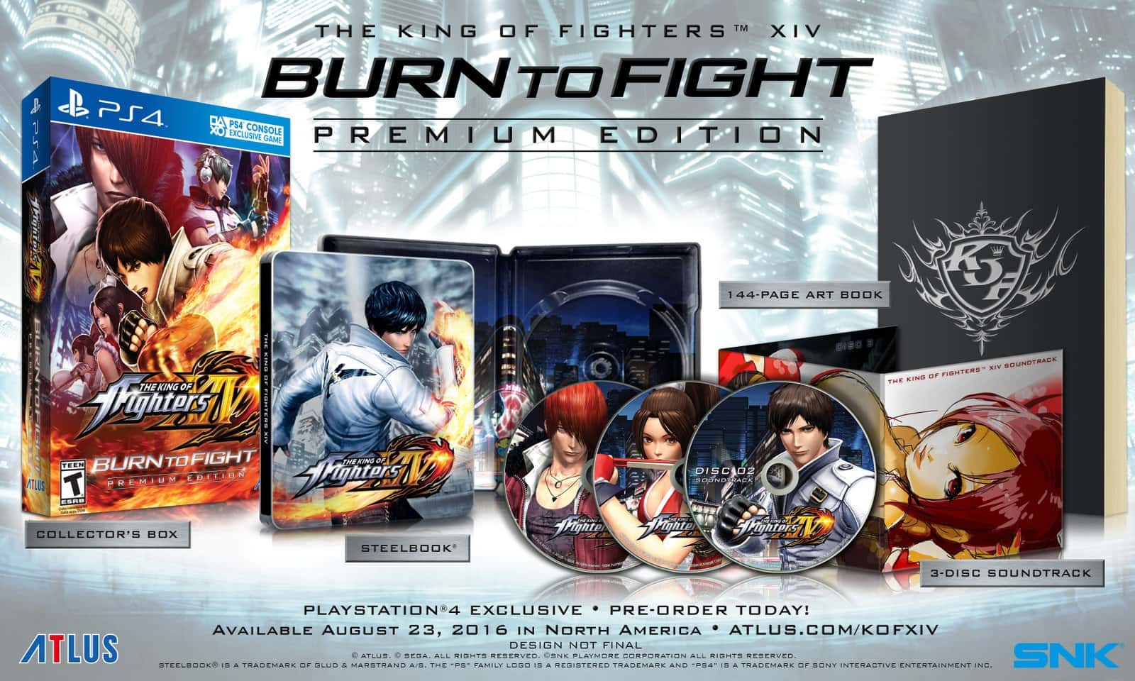 The King of Fighter XIV anuncia una edición de colección para América
