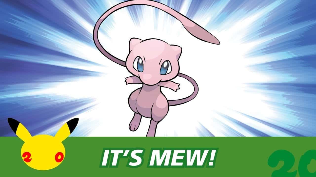 Nueva oportunidad para conseguir al Pokémon legendario Mew