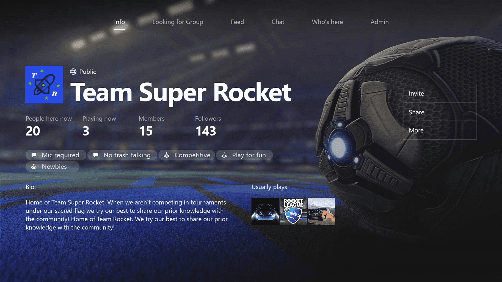 Clubs, emojis y búsqueda de grupos en la actualización de verano Xbox One