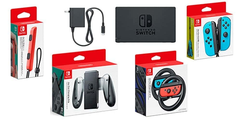 Revelado los accesorios y precios oficiales del Nintendo Switch