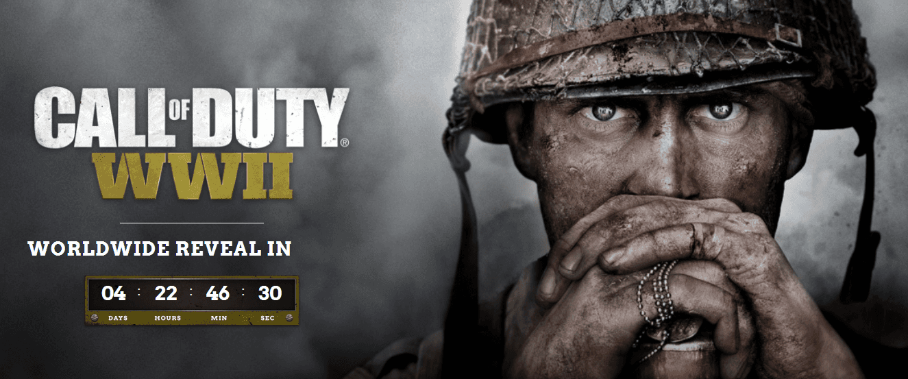 Activision anuncia oficialmente Call of Duty: WWII