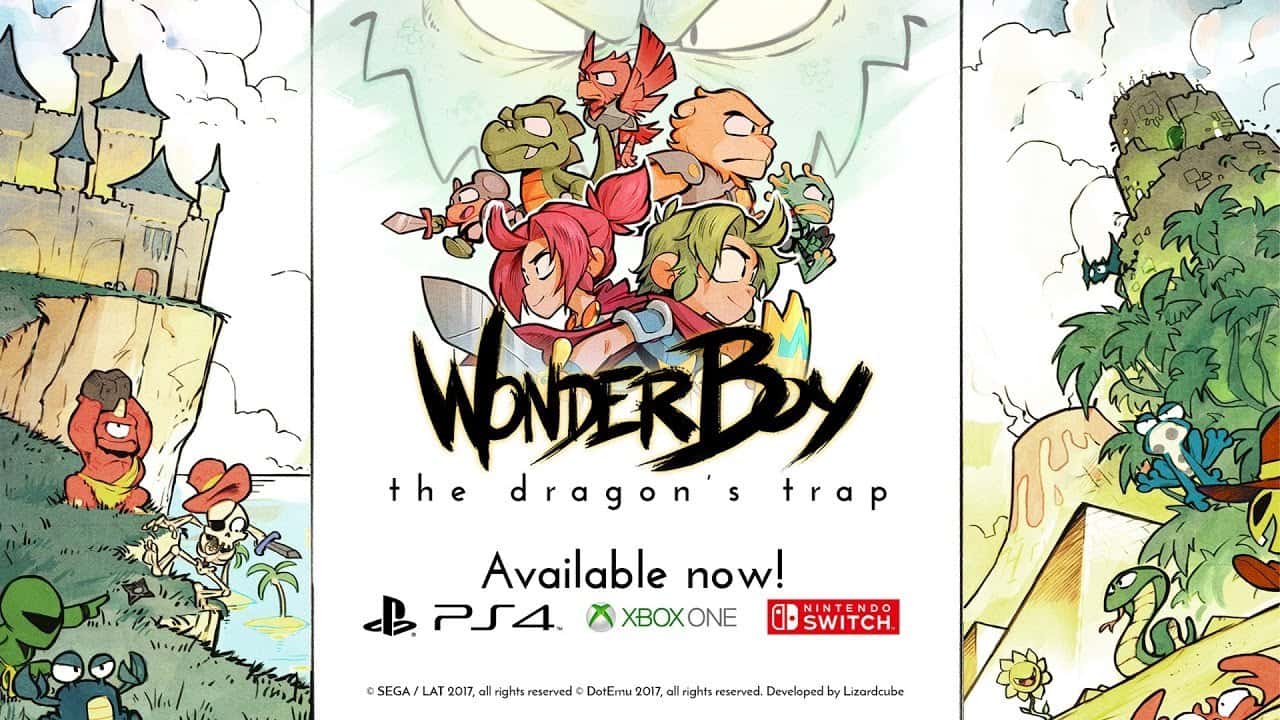 Wonder Boy: The Dragon’s Trap nos muestra todas sus tranformaciones en su trailer de lanzamiento