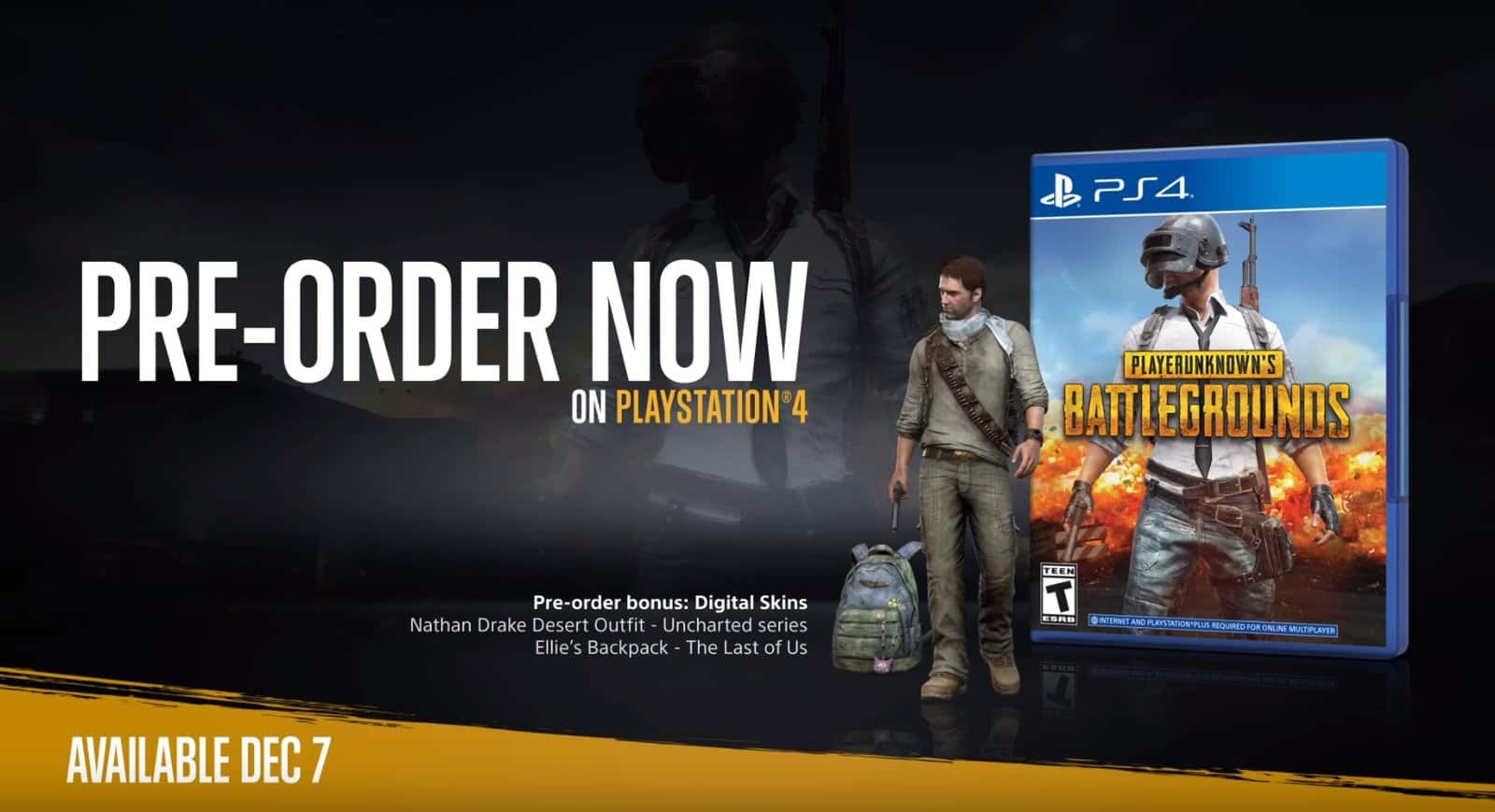 Anunciado oficialmente PUBG para el Playstation 4