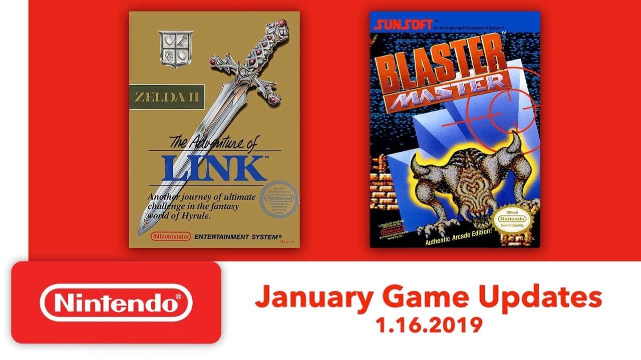 Zelda II y Blaster Master son los juegos de Enero para el Nintendo Switch Online