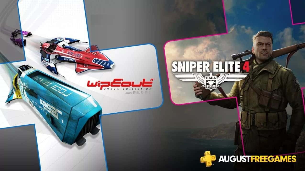 WipEout Omega Collection y Sniper Elite 4 son los juegos gratuitos de Playstation Plus para agosto