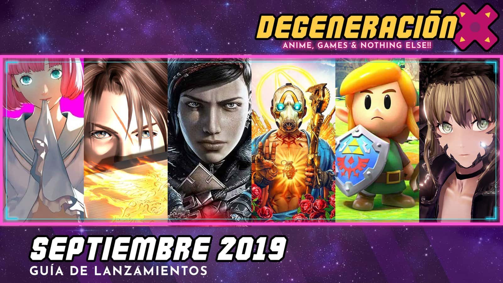Super guía de lanzamientos para el mes de septiembre 2019