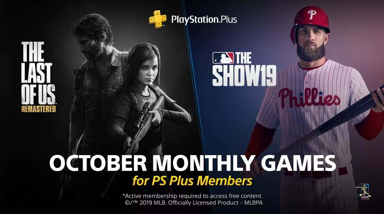 Sony anuncia The Last of Us Remastered y MLB The Show 19 como los juegos gratuitos de PlayStation Plus de octubre
