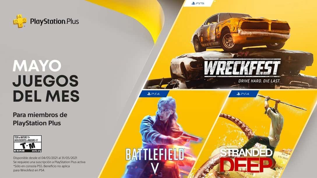 Estos son los juegos PlayStation Plus para mayo 2021