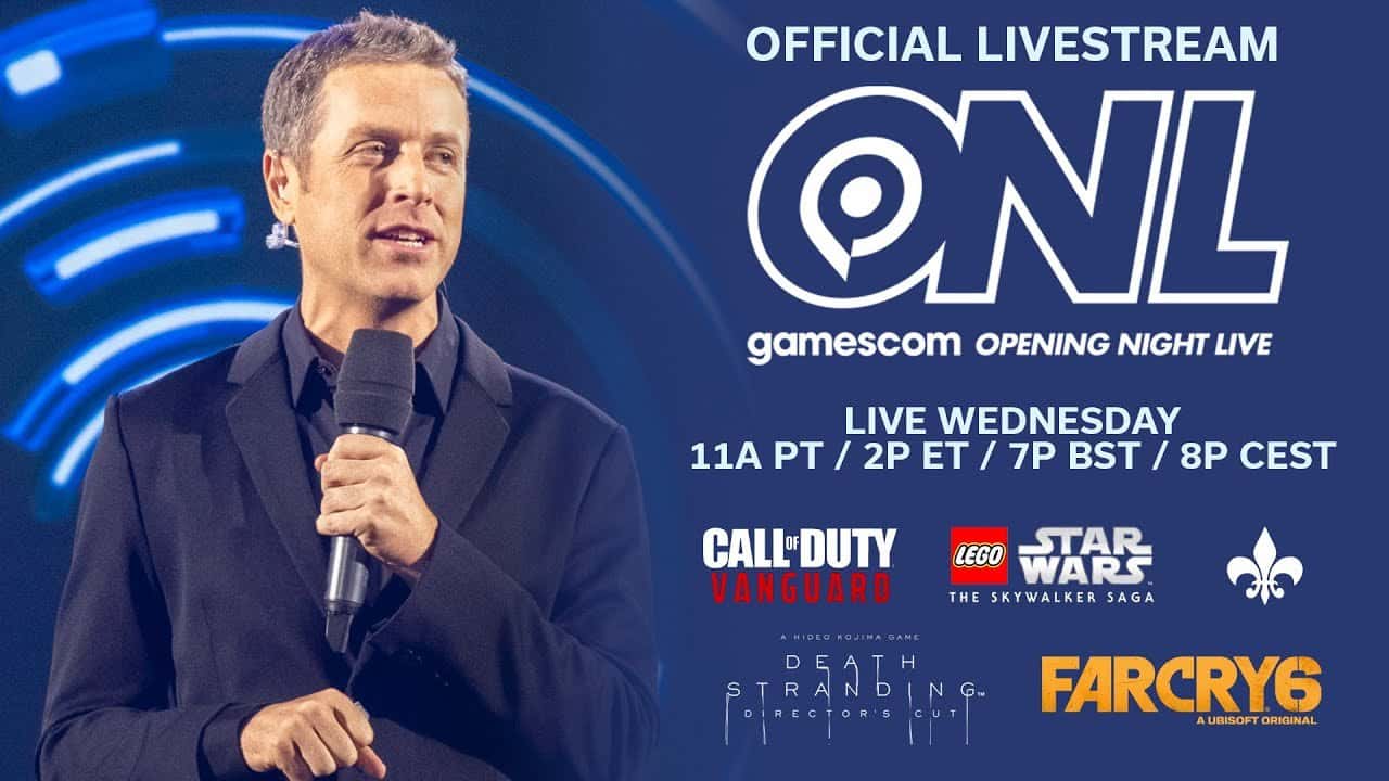 No te pierdas la transmisión en vivo de la noche de apertura de la Gamescom 2021