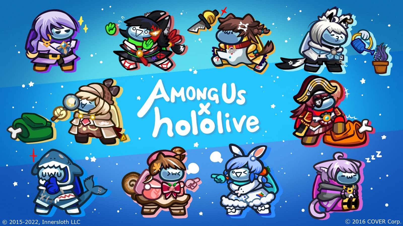 Among Us anuncia una colaboración con Hololive