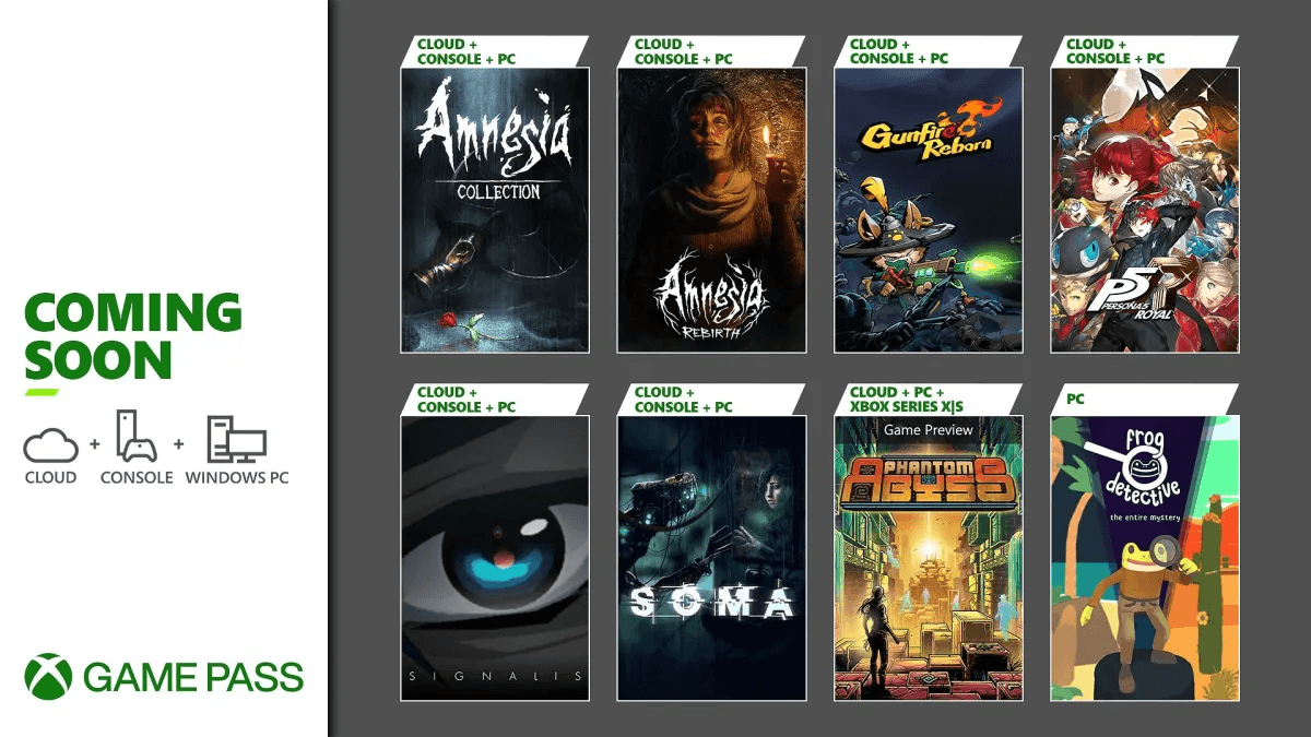 Actualización de la librería de juegos de Xbox Game Pass para la segunda mitad de octubre