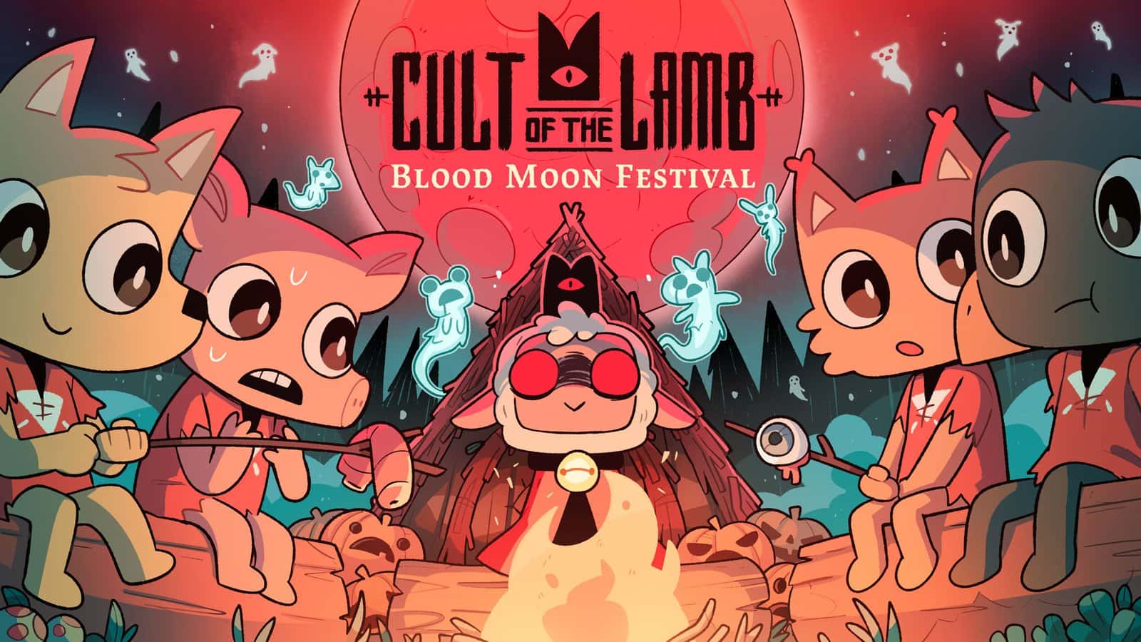 Ya está disponible el evento de Blood Moon Festival en Cult of the Lamb