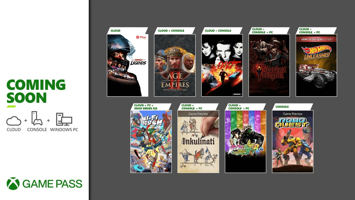 Xbox anuncia los juegos que llegarán a Game Pass en la primera parte de febrero