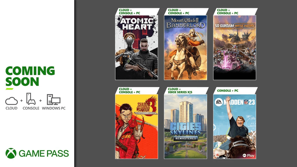 Anunciado más juegos para Xbox Game Pass