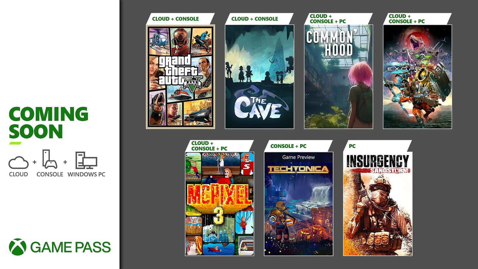Grand Theft Auto V llega a Xbox Game Pass en la actualización de julio