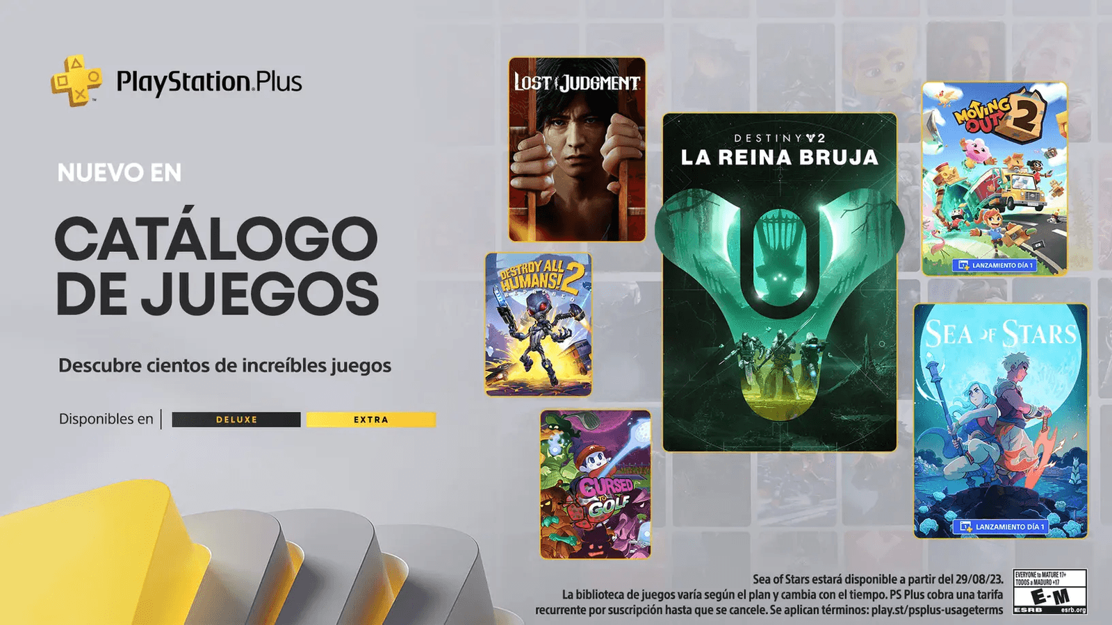 Sony anuncia el Catálogo de Juegos de PlayStation Plus para agosto