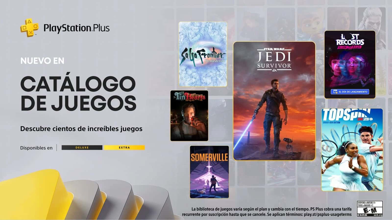 Sony anuncia los títulos que llegan al Catálogo de Juegos de PlayStation Plus de febrero