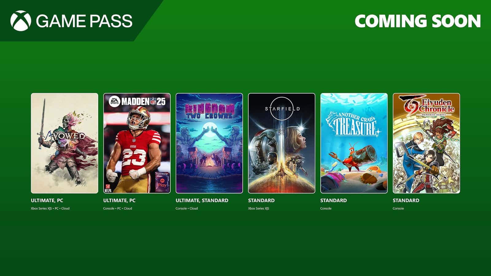Nuevos juegos en Xbox Game Pass para febrero de 2025