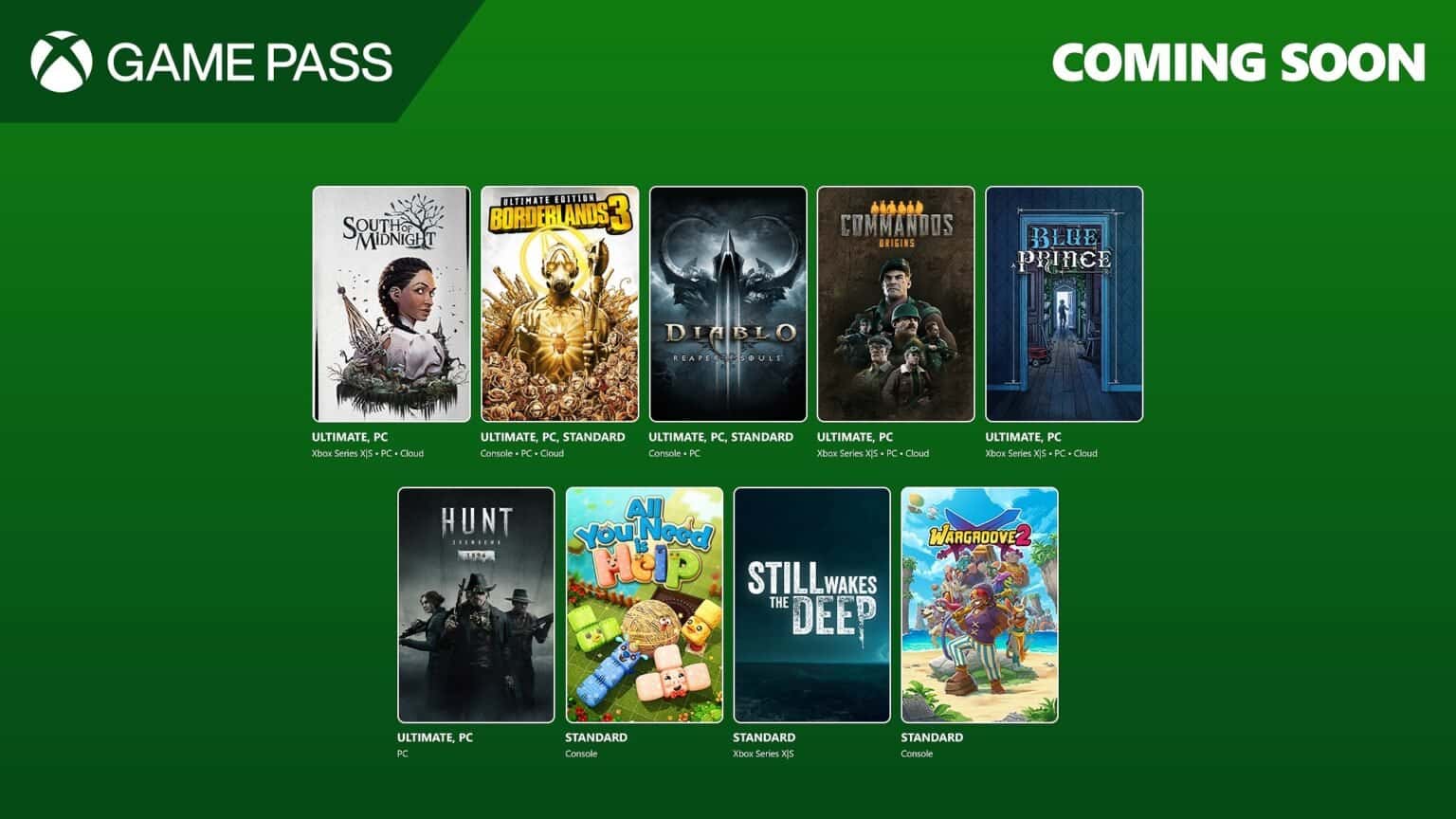 Estos son los títulos de Game Pass que abren el mes de abril