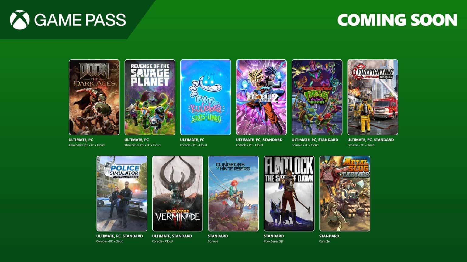 Estos son los títulos que llegan a Game Pass en la primera quincena de mayo