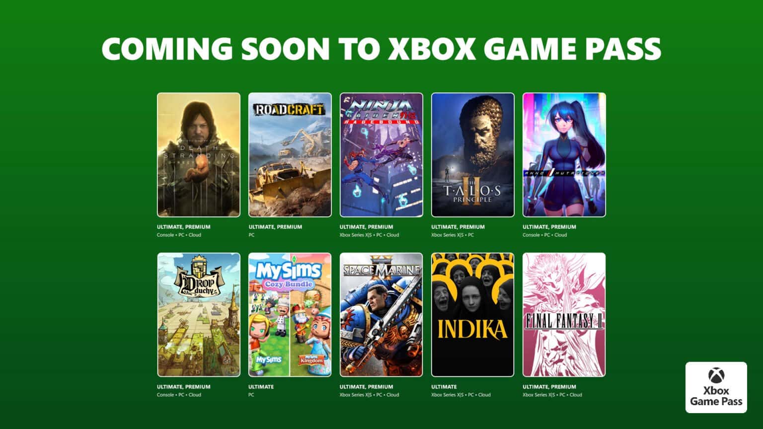 Anunciada la segunda tanda de juegos de enero para Xbox Game Pass
