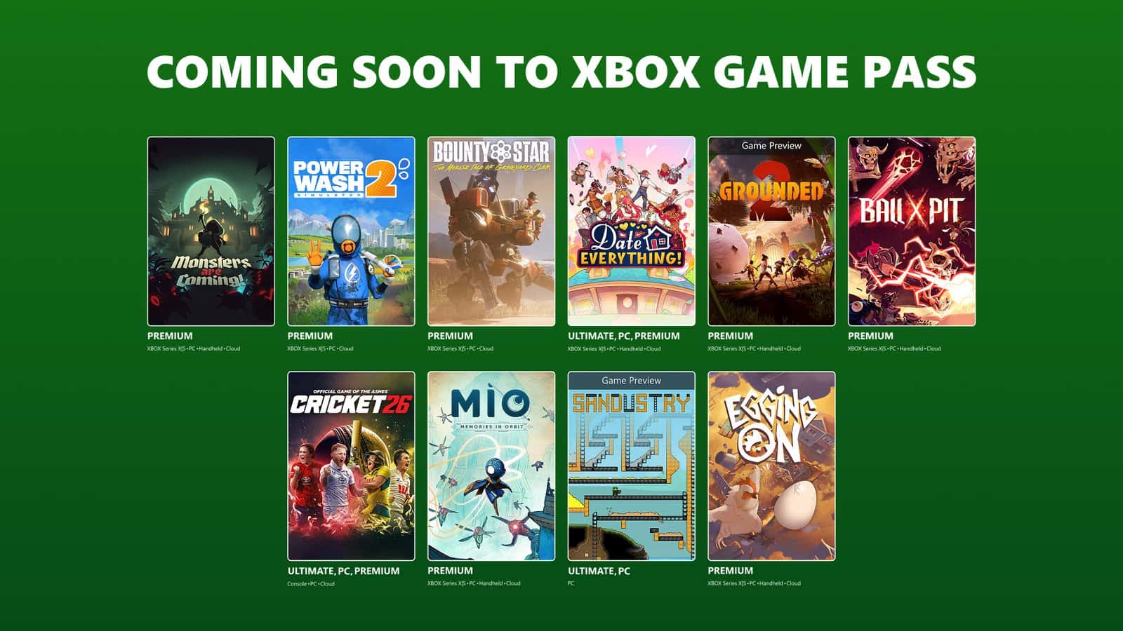 Game Pass arranca agosto con Gears of War: E-Day, Grounded 2 y más