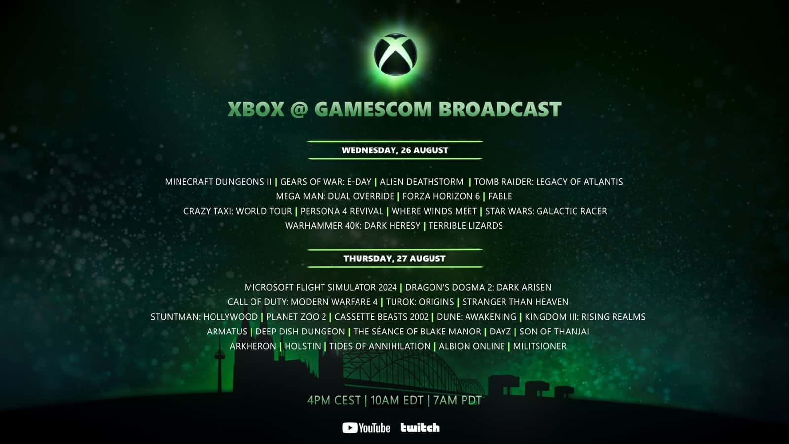 Xbox se va con todo a gamescom 2026 con Gears, Fable, Halo y más