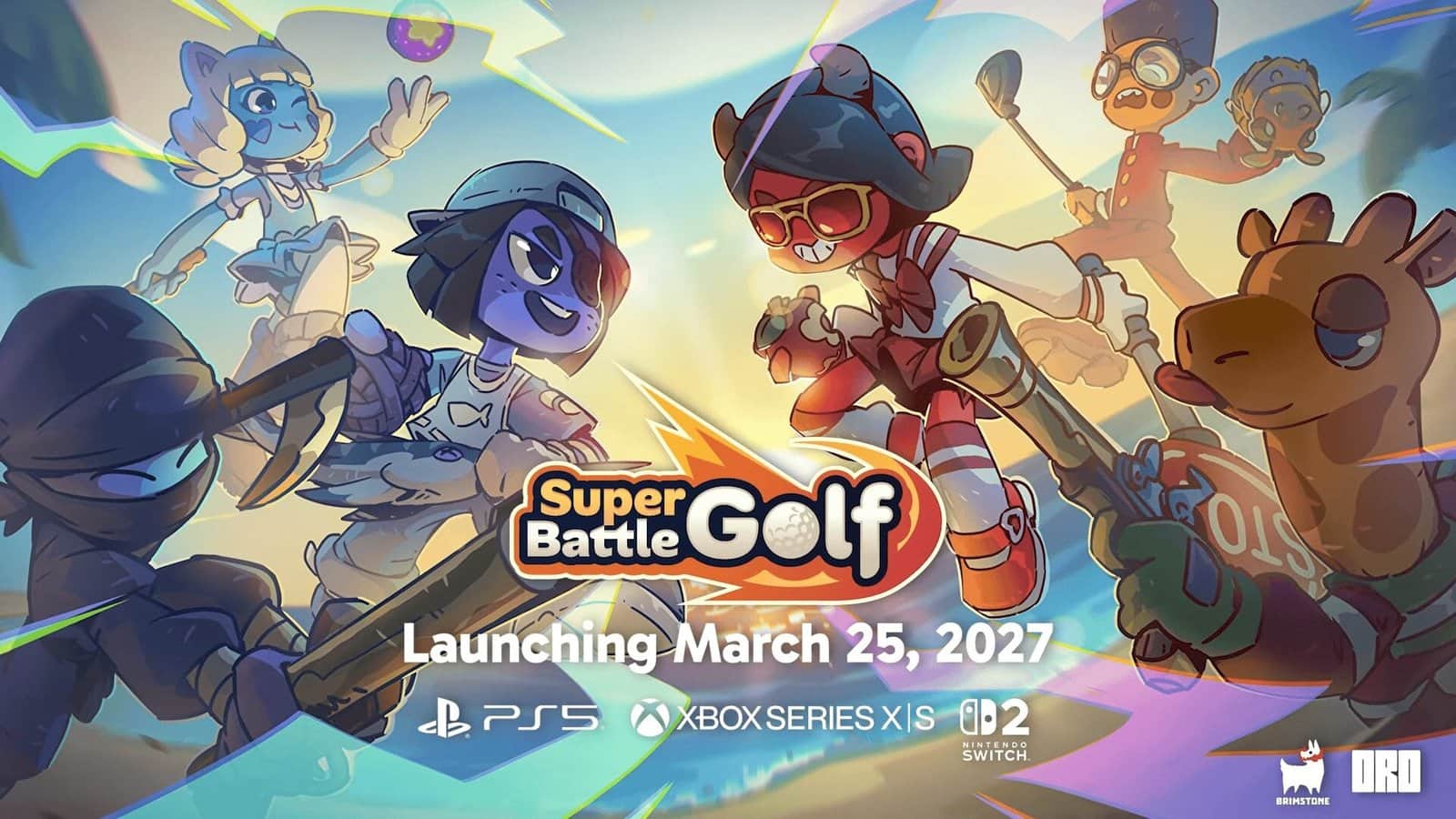 Super Battle Golf llevará su caótico multijugador a consolas en marzo