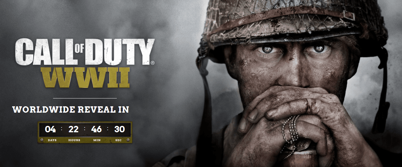 Activision anuncia oficialmente Call of Duty: WWII