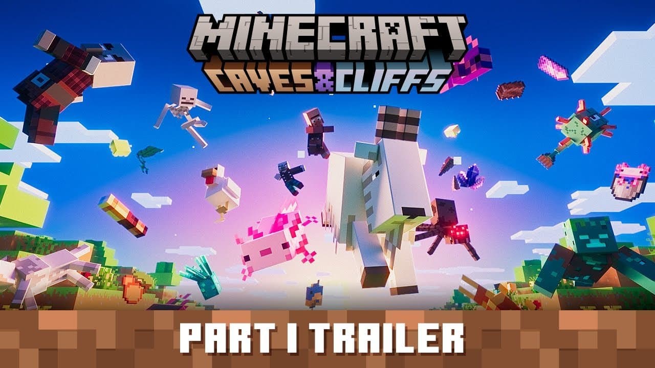 La actualización de Minecraft Caves & Cliff part 1 ya esta disponible