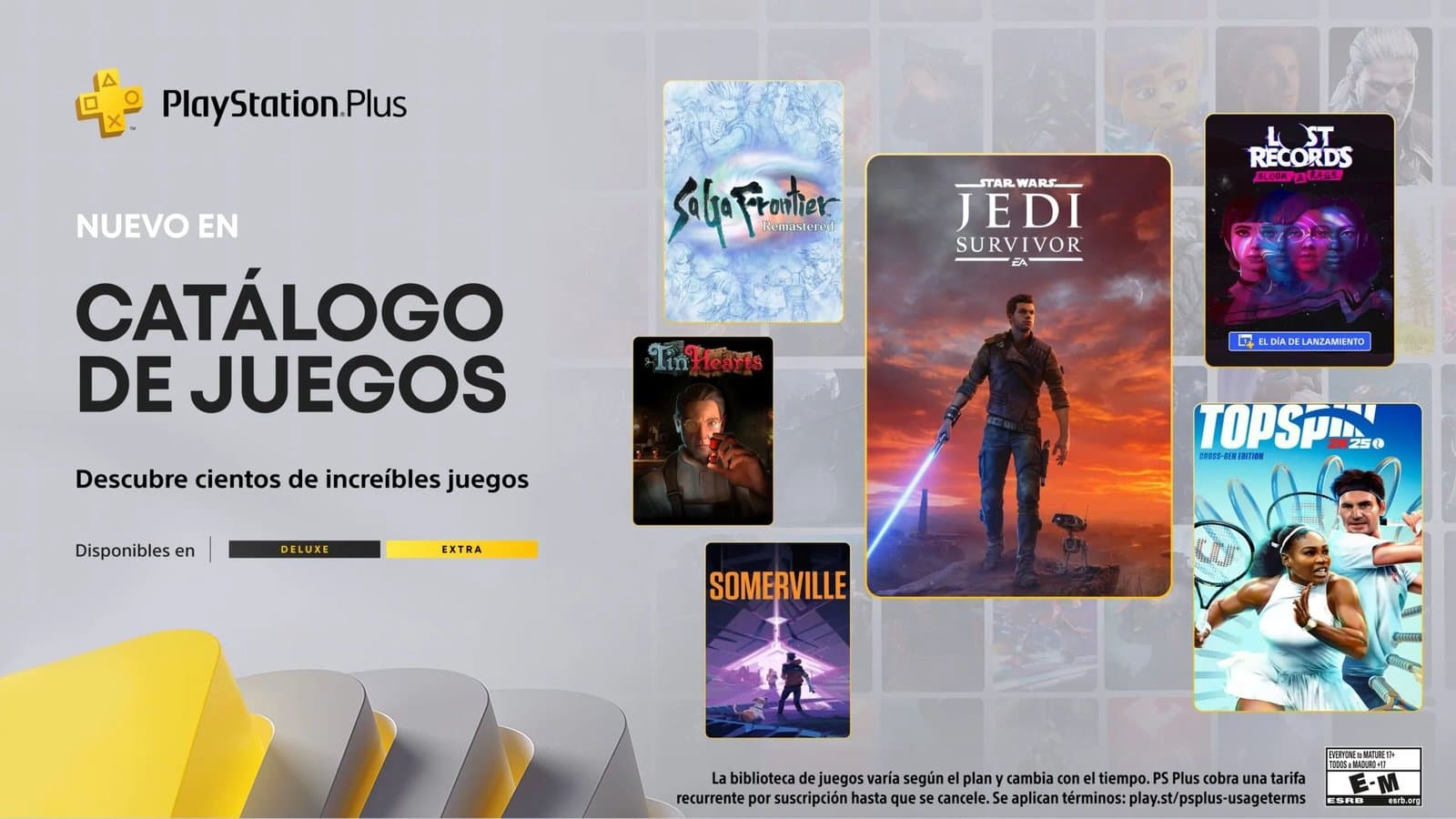 Sony anuncia los títulos que llegan al Catálogo de Juegos de PlayStation Plus de febrero