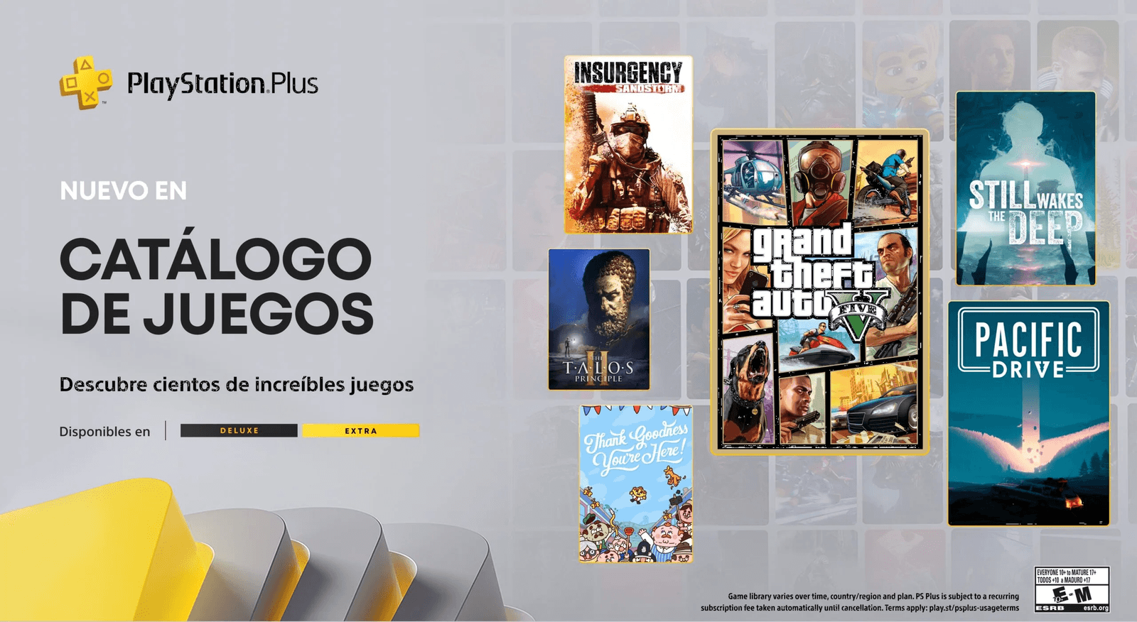 Este es el Catálogo de juegos de PlayStation Plus para noviembre
