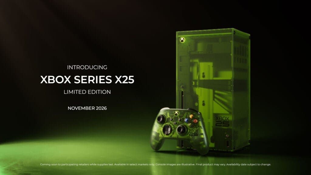 Microsoft celebra 25 años de Xbox con una consola para coleccionistas