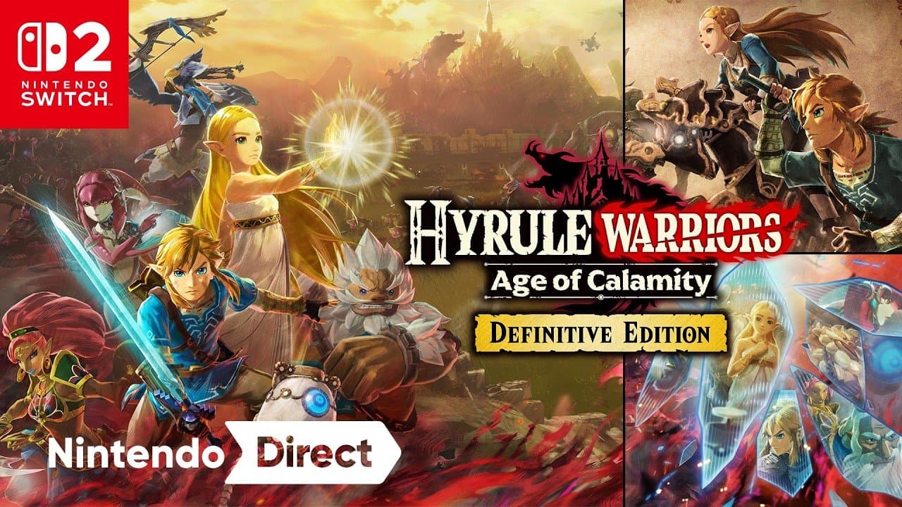 Hyrule Warriors: Age of Calamity regresa mejorado en Nintendo Switch 2