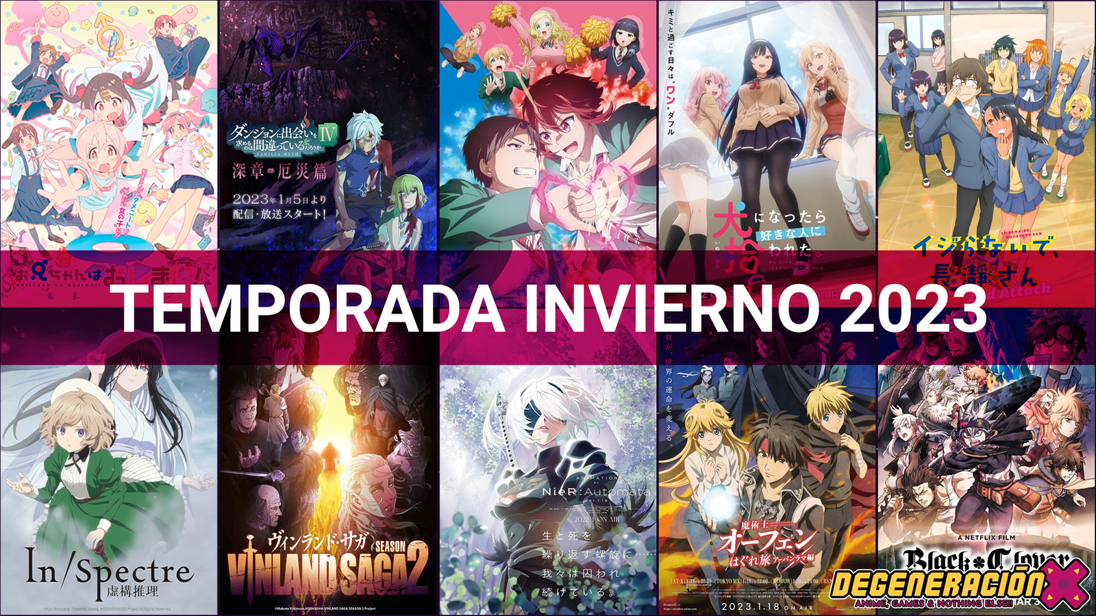 Calendario estrenos Anime Verano 2023 - Hanami Dango